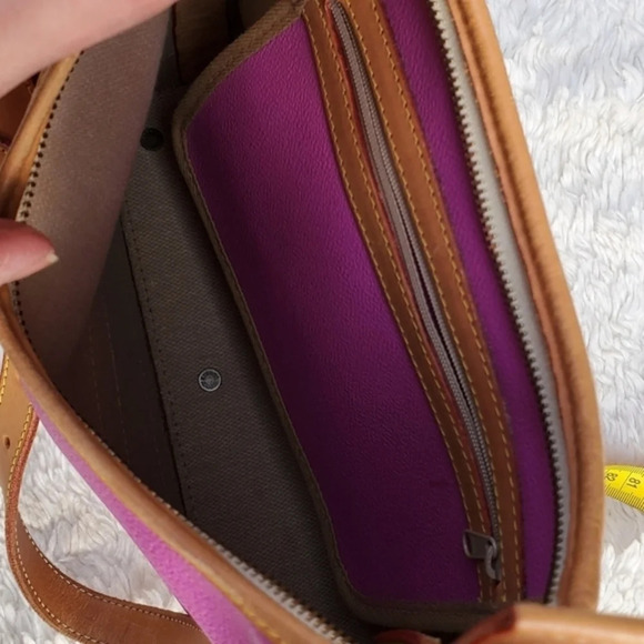 Dooney& Bourke Pink pebbled Leather shoulder bag - Picture 12 of 13